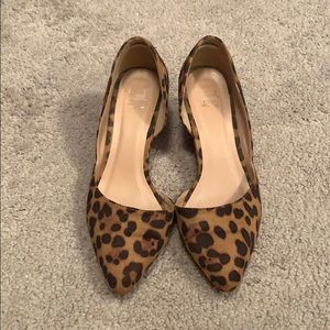 Leopard wedges